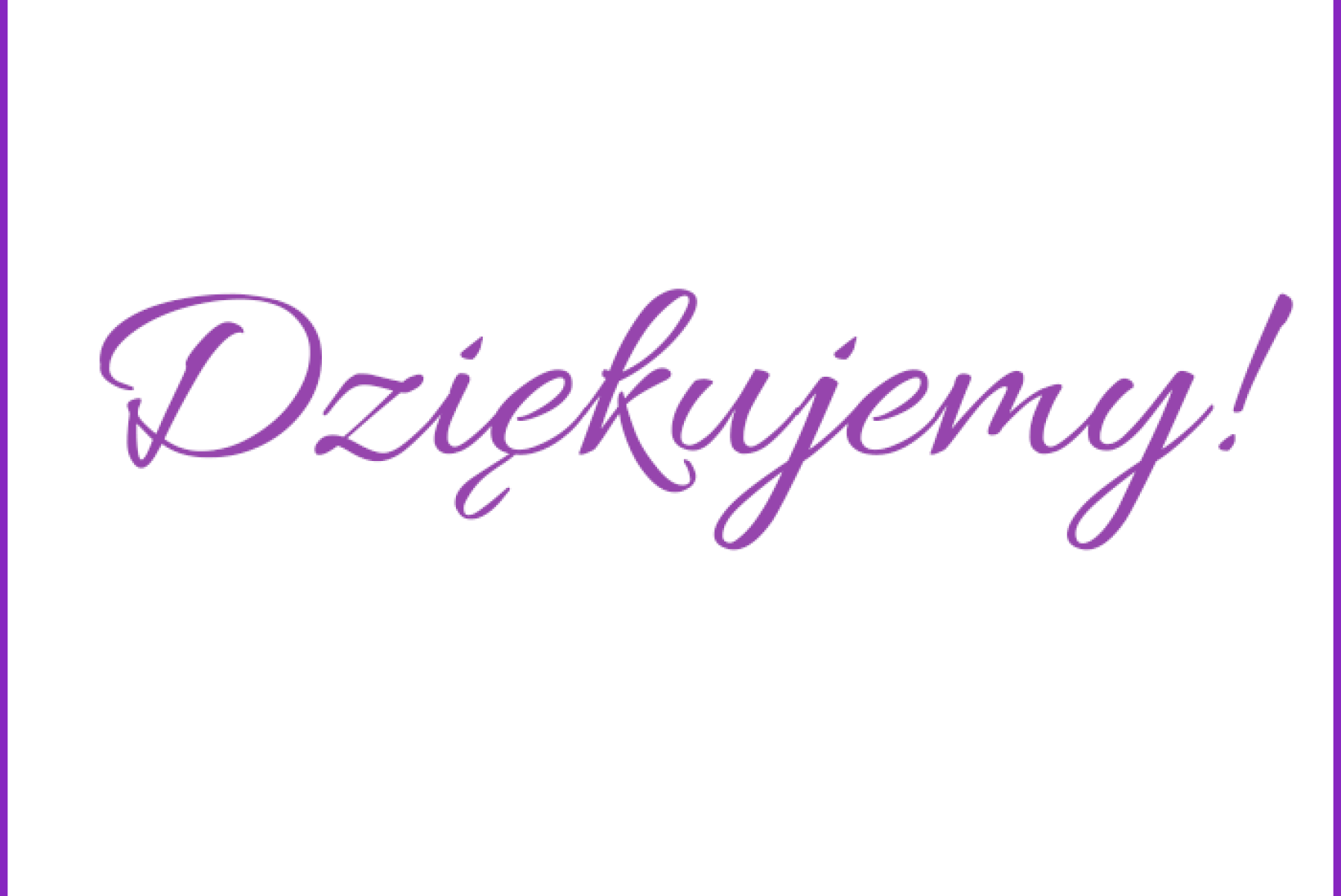 Podziękowania